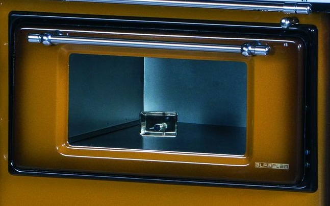 ALFA PLAM sporák REGULAR 46 CE + poklop z vrchu MELÍR HNEDÝ PRAVÝ