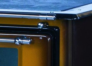 ALFA PLAM sporák REGULAR 46 CE + poklop z vrchu MELÍR HNEDÝ PRAVÝ