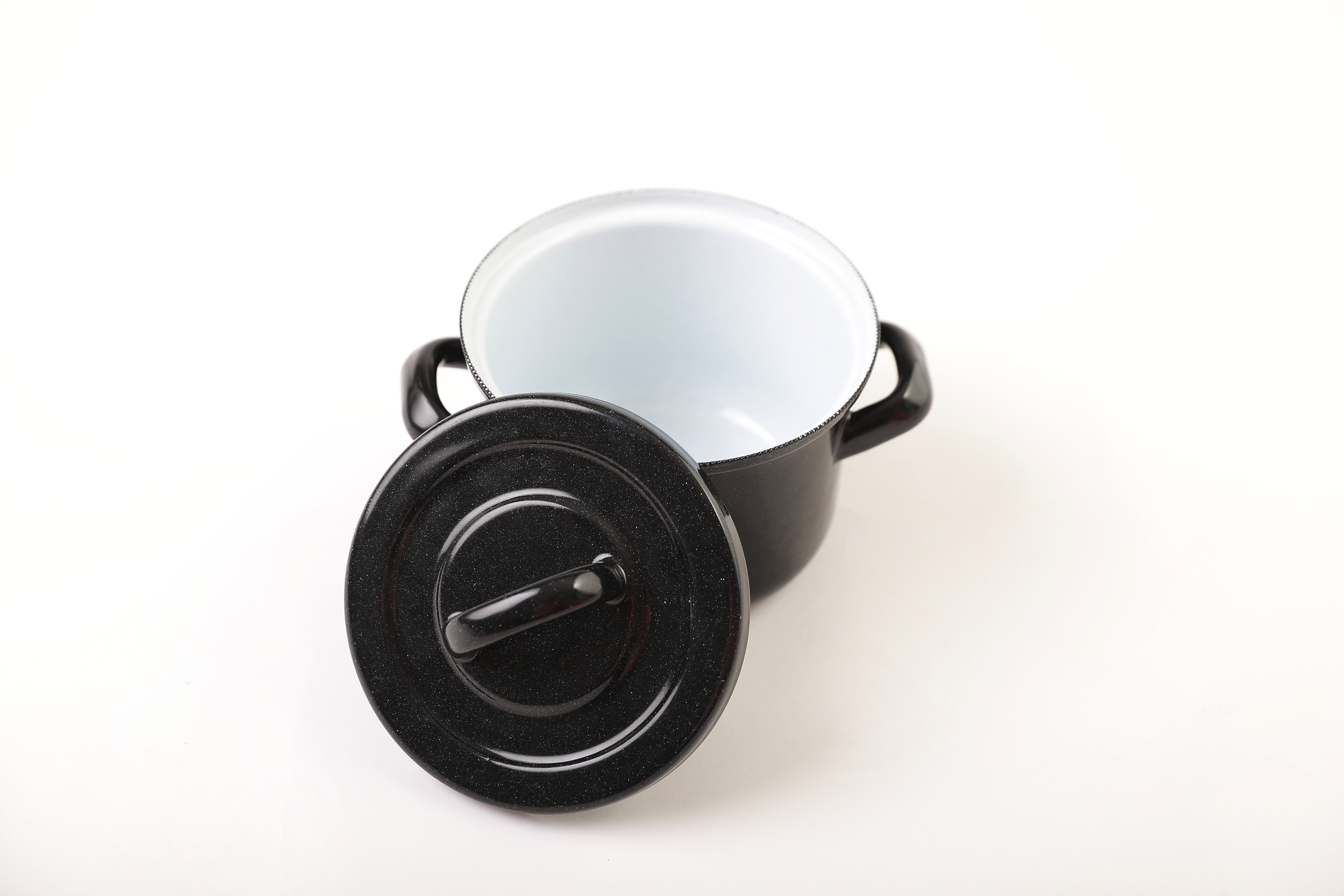 Smaltovaný hrniec s pokrievkou 22 cm - 7,5L - Beryl - česká výroba