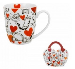 Šálka CATS HEART 350ml v darčekovom balení