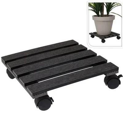 Podložka pod kvetináč na kolieskach 29cm
