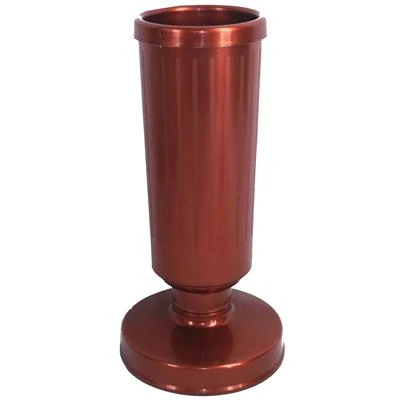 Váza na hrob so záťažou 30 cm medená