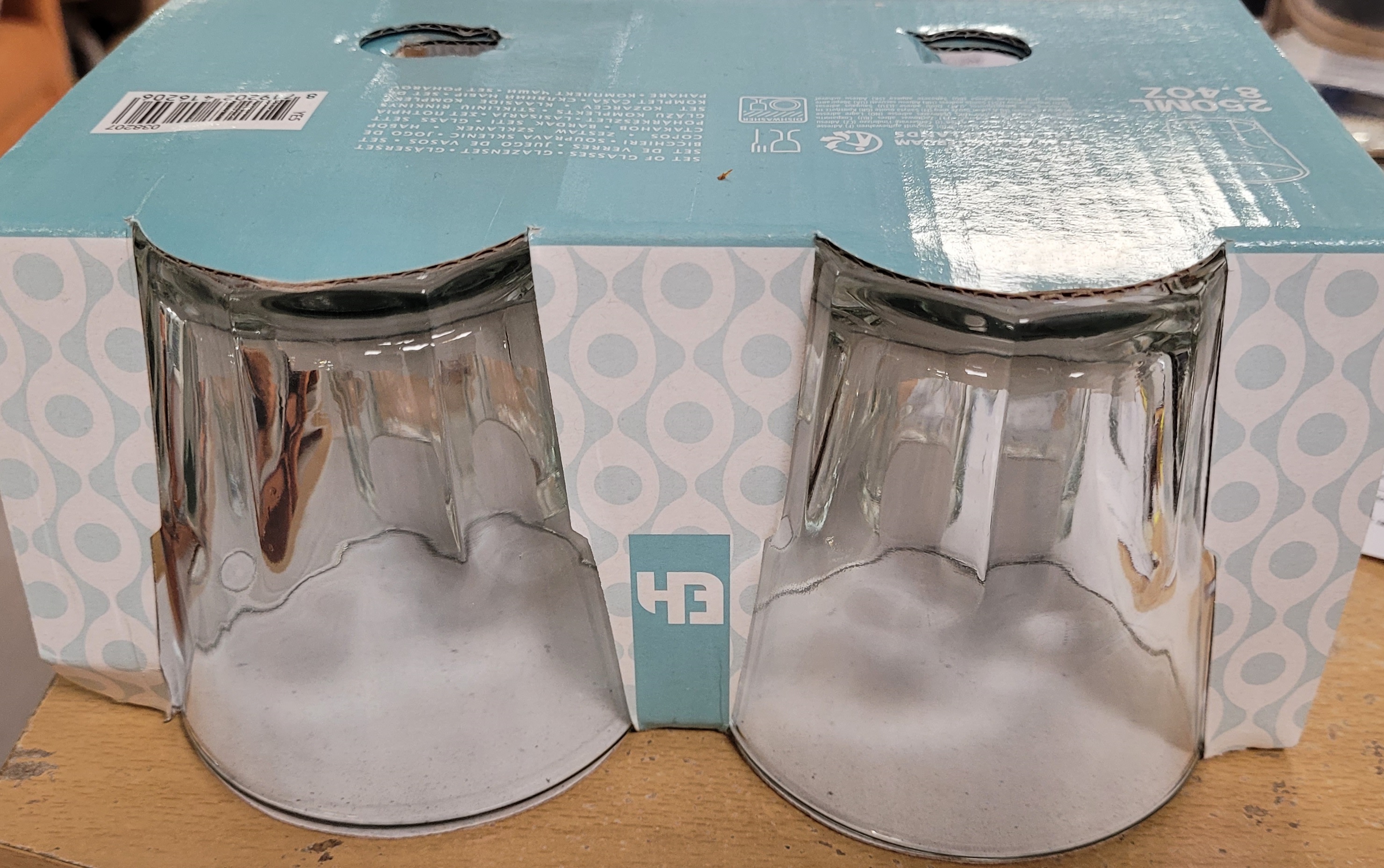 EXCELL poháre 250 ml 4ks 