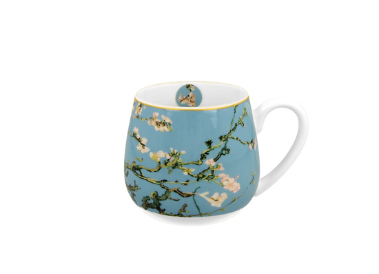 Gogh Almond šálka so sitkom a viečkom 430 ml v darčekovej krabičke