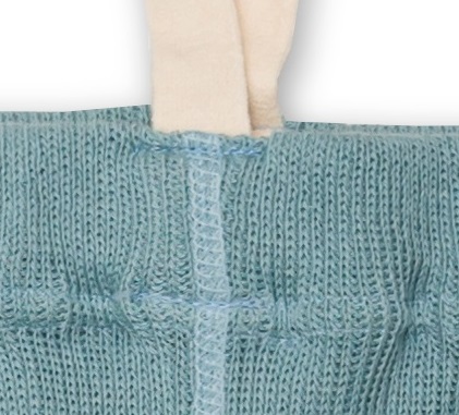 Detské trakové pančušky z bio bavlny modré 74-80