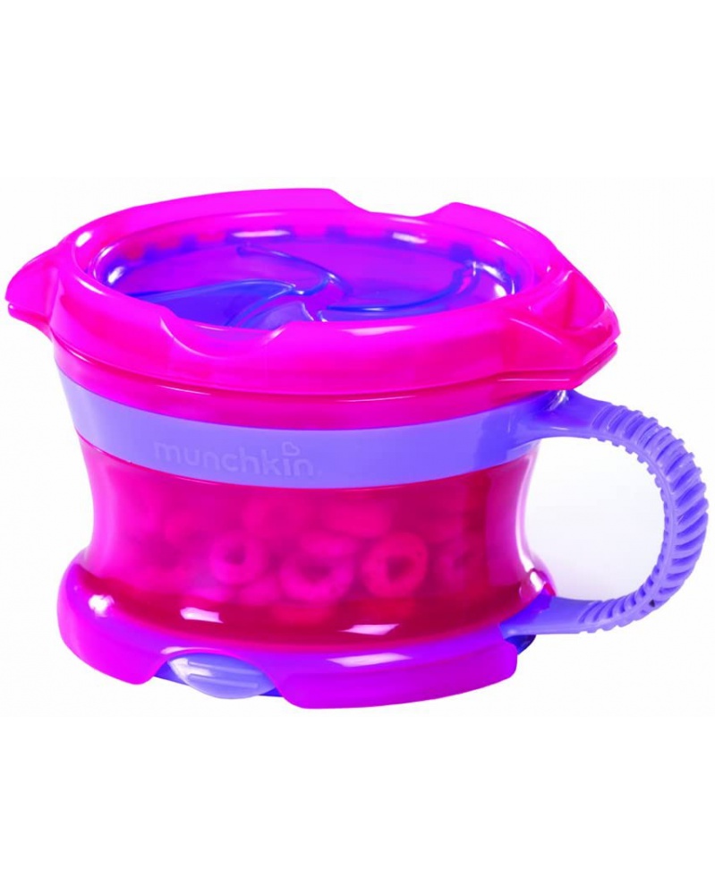 Munchkin raňajková miska lock proti vysypaniu ružová