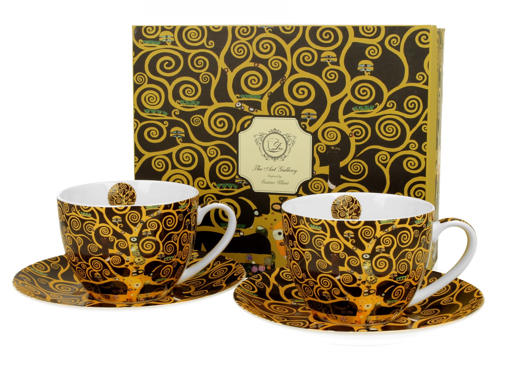 Gustav Klimt Tree šálková súprava 2+2 280ml v darčekovom balení