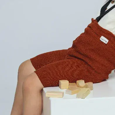 Detské kraťasy na traky tehlové