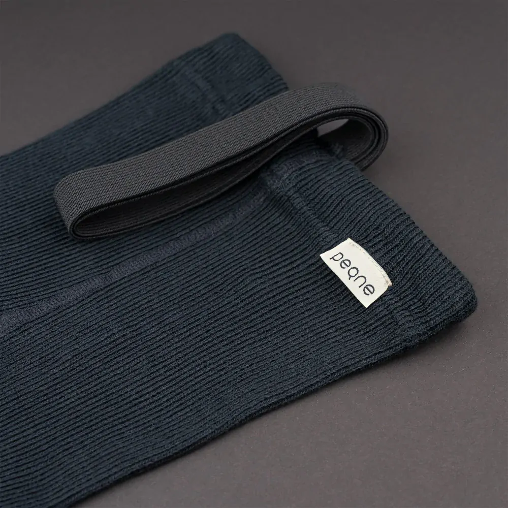 Detské legíny na traky čierne