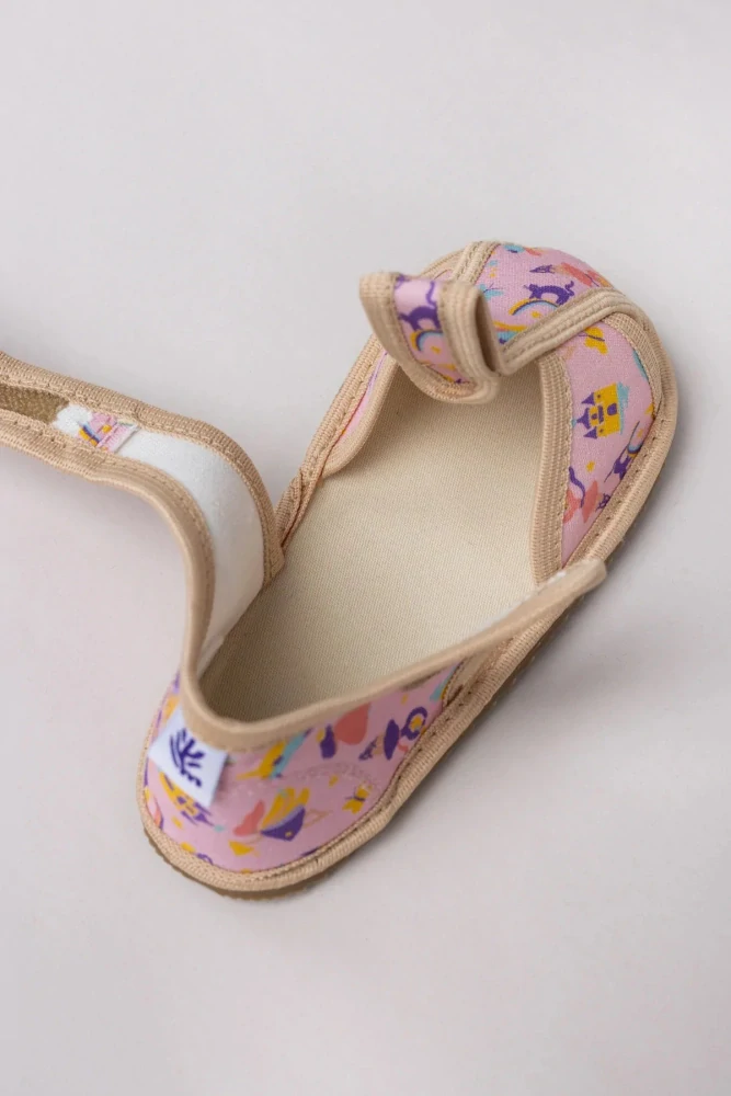 Milash Barefoot papučky Víla na normálnu a širšiu nohu uzavretá špička