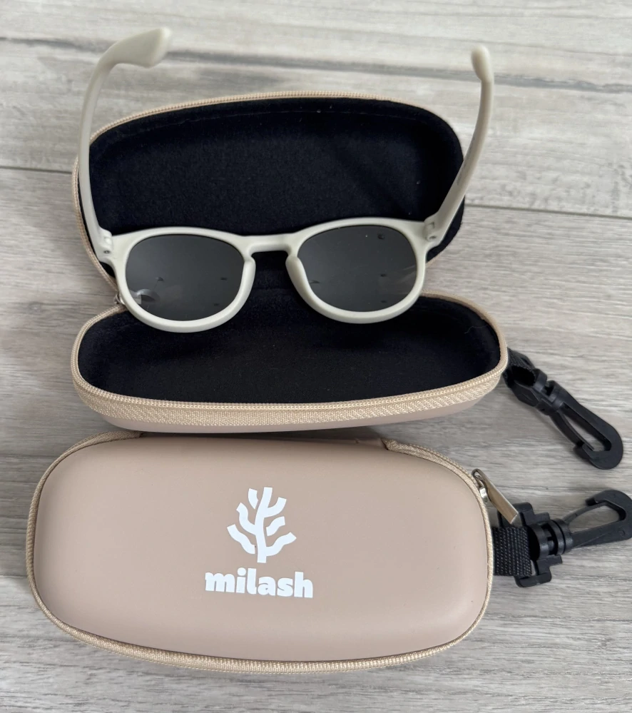 Detské slnečné ohybné okuliare UV 400 pieskové