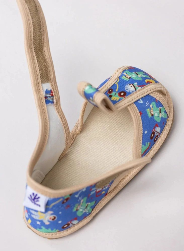 Milash papučky Ross BAREFOOT Robot uzavretá špička