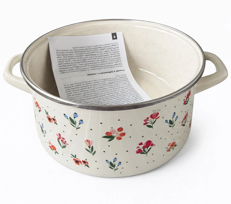 Metalac smaltovaný hrniec s pokrievkou 16cm - 2L Julie