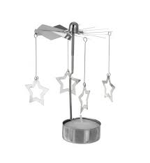 Anjelské zvonenie svietnik strieborný mix 4 vzorov