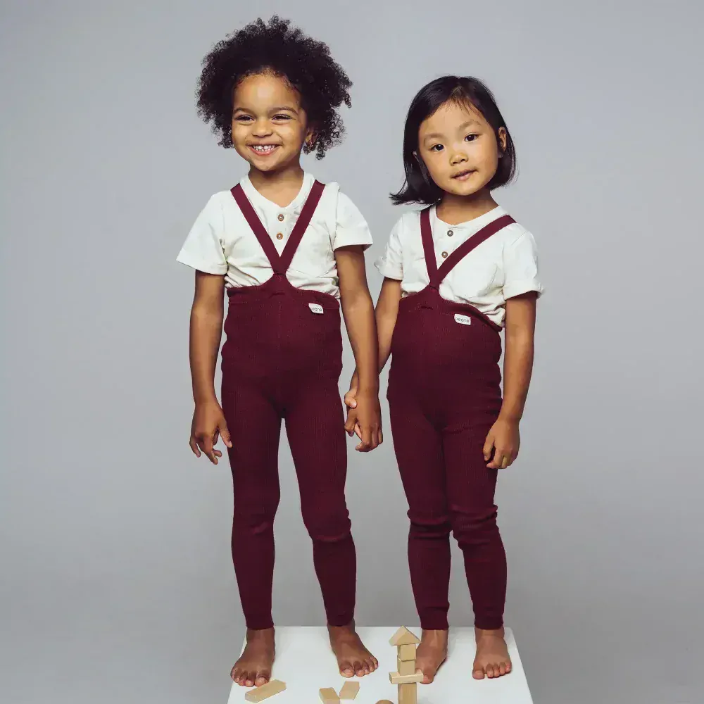 Detské kraťasy na traky tehlové