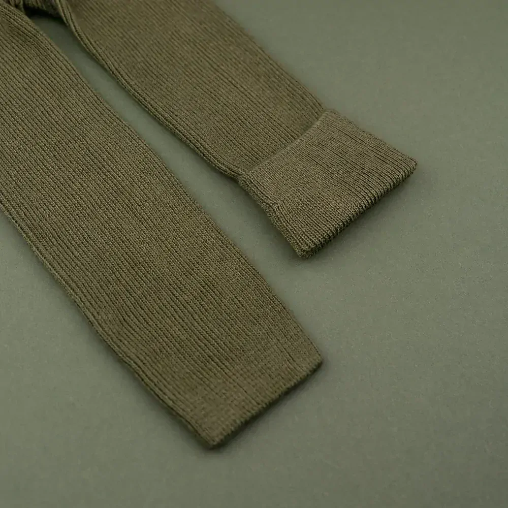 Detské legíny na traky lesná zelená