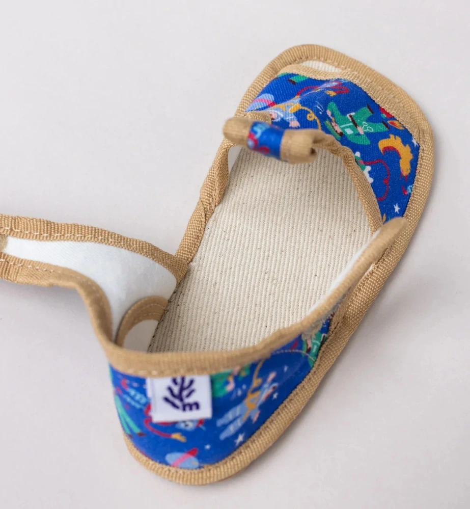 Milash papučky Ross BAREFOOT Robot otvorená špička