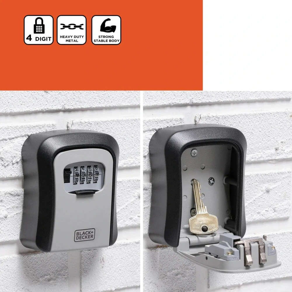 Black Decker skrinka na kľúce na digitálny kód