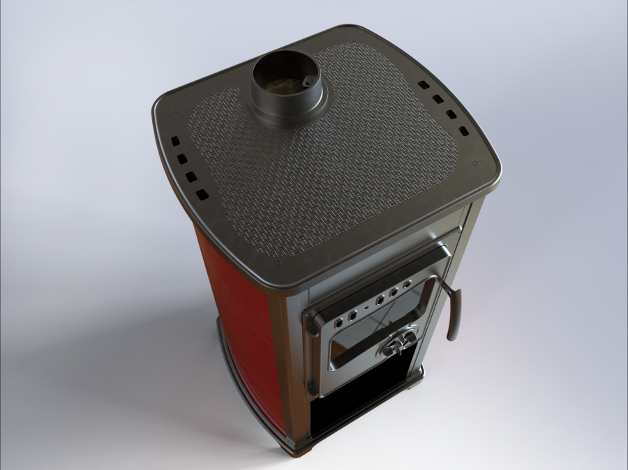 Bella Thalia krbové kachle Bella Thalia ECO 5,4 kW bordové