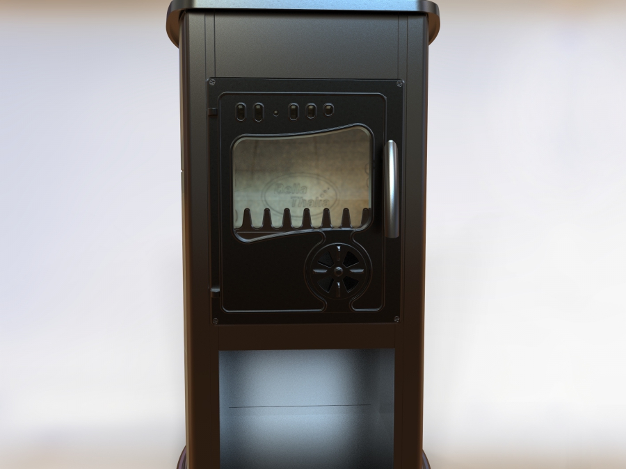 Bella Thalia krbové kachle Bella Thalia ECO 5,4 kW bordové