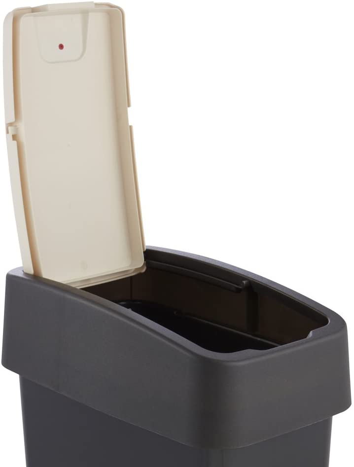 Keeeper preklápací kôš Magne 45L antracitovo hnedý