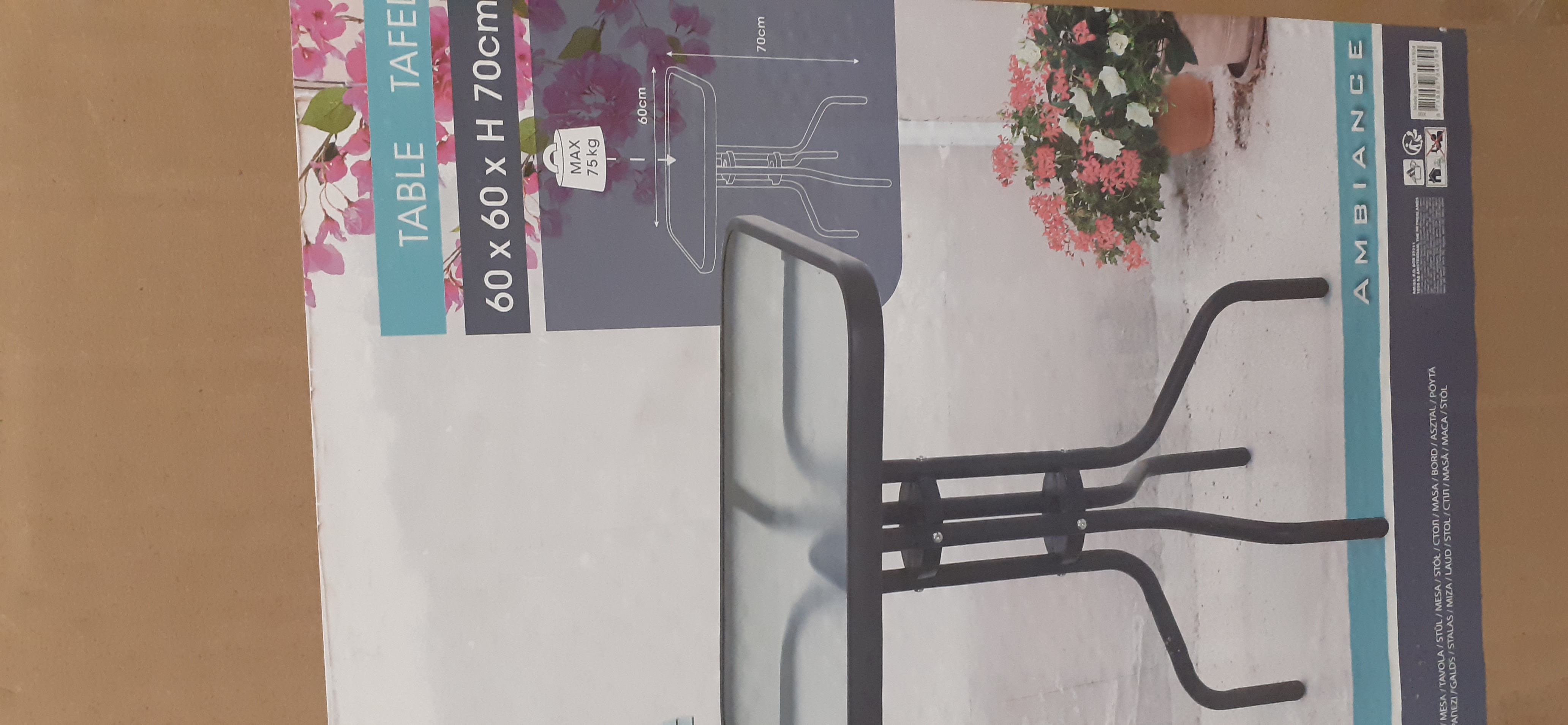 Záhradný-balkónový nábytok 3 dielny