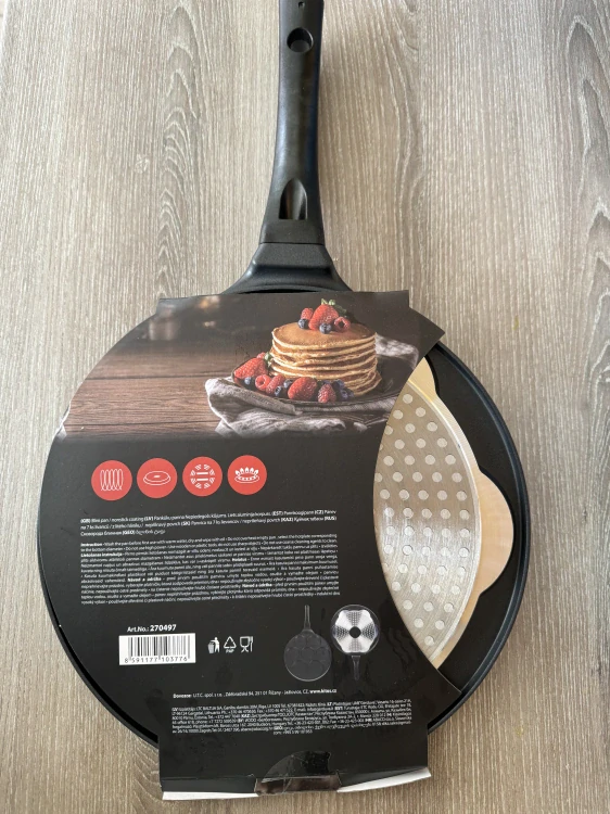 Panvica na lievance Smile - 7 lievancov, 26 cm