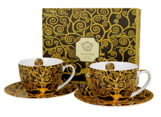 Gustav Klimt Tree šálková súprava 2+2 90ml v darčekovom balení