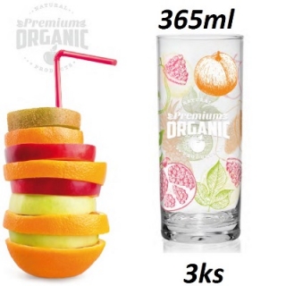 ORGANIC poháre 365ml - 3 ks