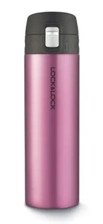 Nerezová termoska LOCK ONE TOUCH 500ML rubínovo červená