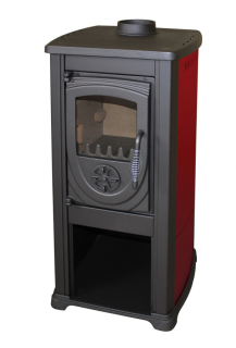 Bella Thalia krbové kachle OKTA ECO 3,9 kW bordové