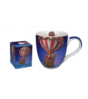 Jumbo šálka 1000 ml mikuláš v balóne v darčekovom balení