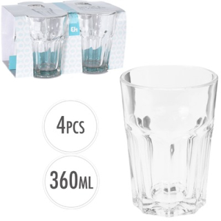 EXCELL poháre 360 ml 4ks
