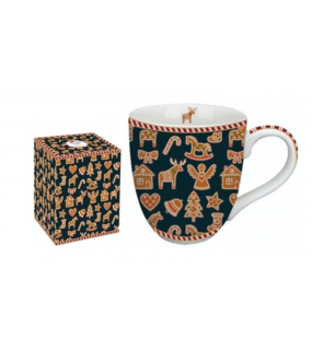 Jumbo šálka 1000 ml ginger - perníček v darčekovom balení