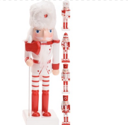 Vianočný luskáčik 25cm červený mix 4 na výber