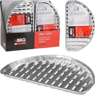 Grilovacia tácka poloblúk aluminium 4 ks