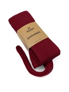 Pančuchy na traky BORDOVÉ