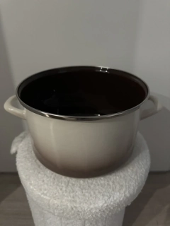 Metalac smaltovaný hrniec 22 cm - 5L CAPUCCINO
