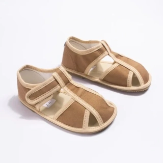 Milash papučky Rachel barefoot hnedé