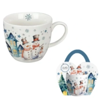 Vianočná šálka 460 ml SNOWMAN