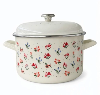 Metalac smaltovaný hrniec s pokrievkou 16cm - 2L Julie