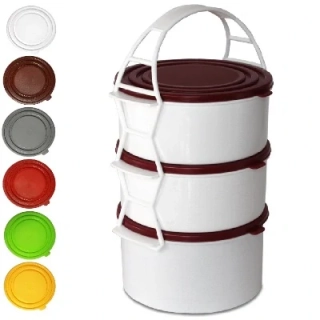 Obedár 3 dielny 2x1,5L+1x2L plast