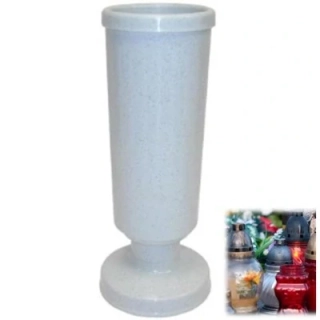 Váza na hrob so záťažou 30 cm granit