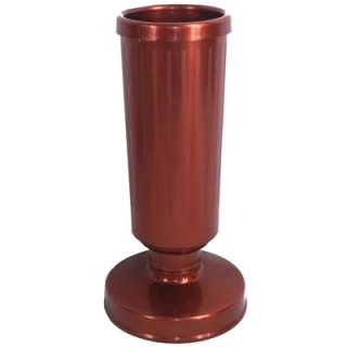 Váza na hrob so záťažou 30 cm medená