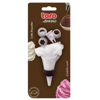 Toro Zdobiaci set vrecko + špičky 6 dielna sada